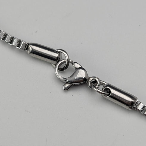 ヴィンテージ 純銀台座 5色マザーオブパール 花形ペンダント ネックレス付